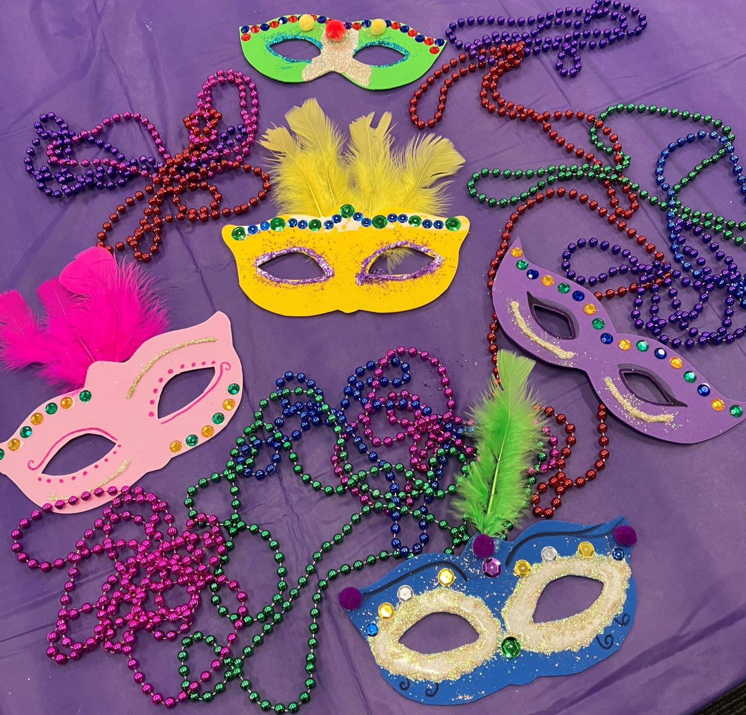 Mini Mardi Gras Impresses with Mask Making and Food | The Forum